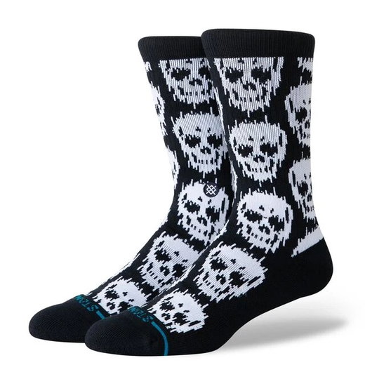 Stance Tagessocke Crew Static Skull (Czaszka) czarna - 1 para