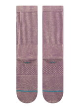Stance Tagessocke Icon Dyed Crew plum - 1 Paar