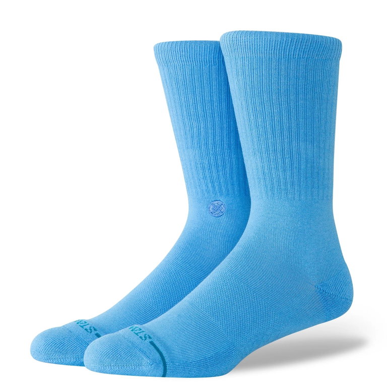 Stance Tagessocke Crew Icon (verstärkte Fersen- und Zehenpartie) royalblau - 1 Paar