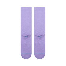 Stance Tagessocke Crew Icon (verstärkte Fersen- und Zehenpartie) violett - 1 Paar
