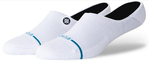 Stance Tagessocke Füsslinge No Show Icon weiss - 1 Paar