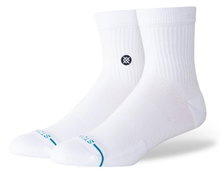 Stance Tagessocke Quarter Icon weiss - 3 Paar
