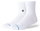 Stance Tagessocke Quarter Icon weiss - 1 Paar