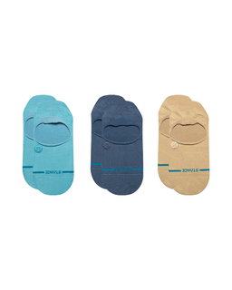 Stance Daily Socks No Show Icon blue/brown - 3 pairs