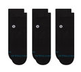 Stance Tagessocke Quarter Icon schwarz - 3 Paar
