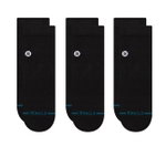 Stance Tagessocke Quarter Icon schwarz - 3 Paar