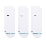 Stance Daily Sock Quarter Icon white - 3 pairs