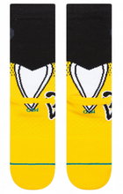 Stance Tagessocke Crew Juicy (Biggie Small) gelb - 1 Paar