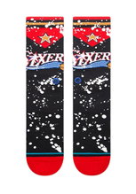 Stance Skarpetki dzienne Crew Overspray PHI czarne/wielokolorowe - 1 para