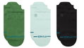 Stance Tagessocke Sneaker Low Tab Icon hellblau/grün/schwarz - 3 Paar
