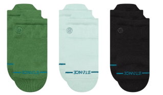 Stance Daily Sock Sneaker Low Tab Icon light blue/green/black - 3 pairs