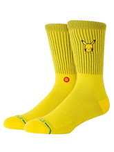 Stance Tagessocke Crew Pokemon Pikachu gelb - 1 Paar