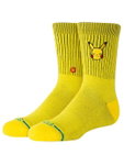 Stance Kids' Crew Socks Pokemon Pikachu Yellow - 1 Pair