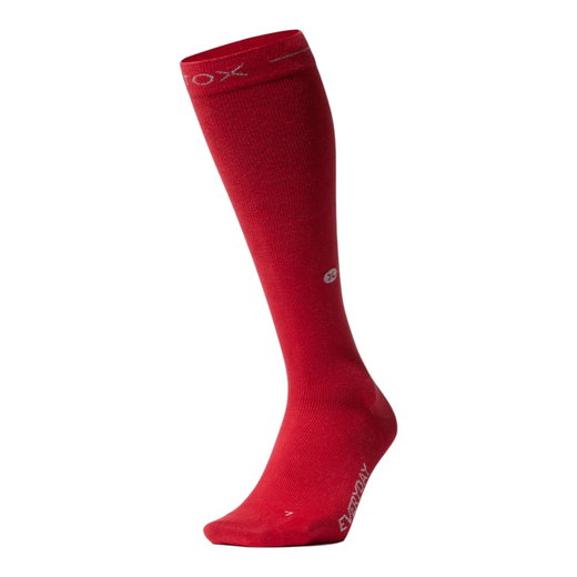 STOX Energy Socks Daily Socks Compression Cotton Everyday (promotes circulation) red/light grey Ladies - 1 Pair