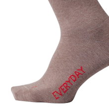 STOX Energy Socks Daily Socks Compression Cotton Everyday (promotes circulation) light brown/red ladies - 1 pair