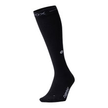 STOX Energy Socks Daily Sock Compression Cotton Everyday (promotes circulation) black/white ladies - 1 pair