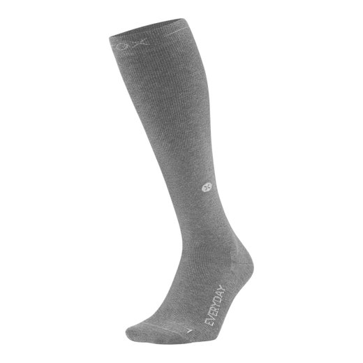 STOX Energy Socks Daily Compression Cotton Everyday (promotes circulation) grey/white ladies - 1 pair