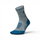 STOX Energy Socks Wandersocke Kompression Hiking Merino Ankle Socks (gezielte Kompression) grau/teal Damen - 1 Paar