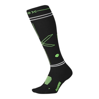 STOX Energy Socks Laufsocke Reflective Kompression Running Socks (fördert Durchblutung) schwarz Herren - 1 Paar