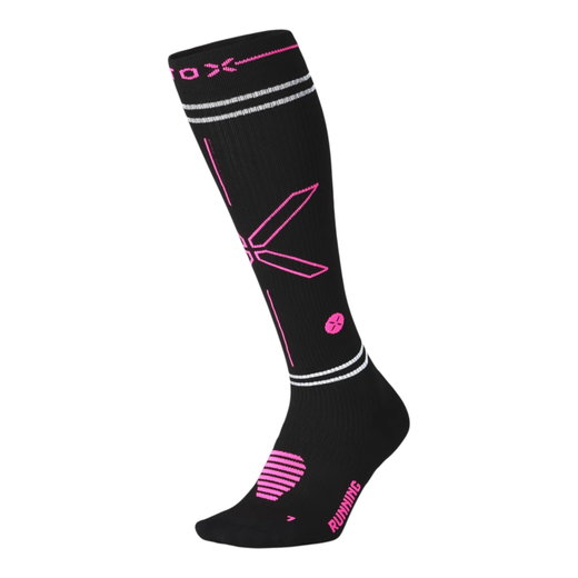 STOX Energy Socks Running Socks Reflective Compression (promotes circulation) black ladies - 1 pair