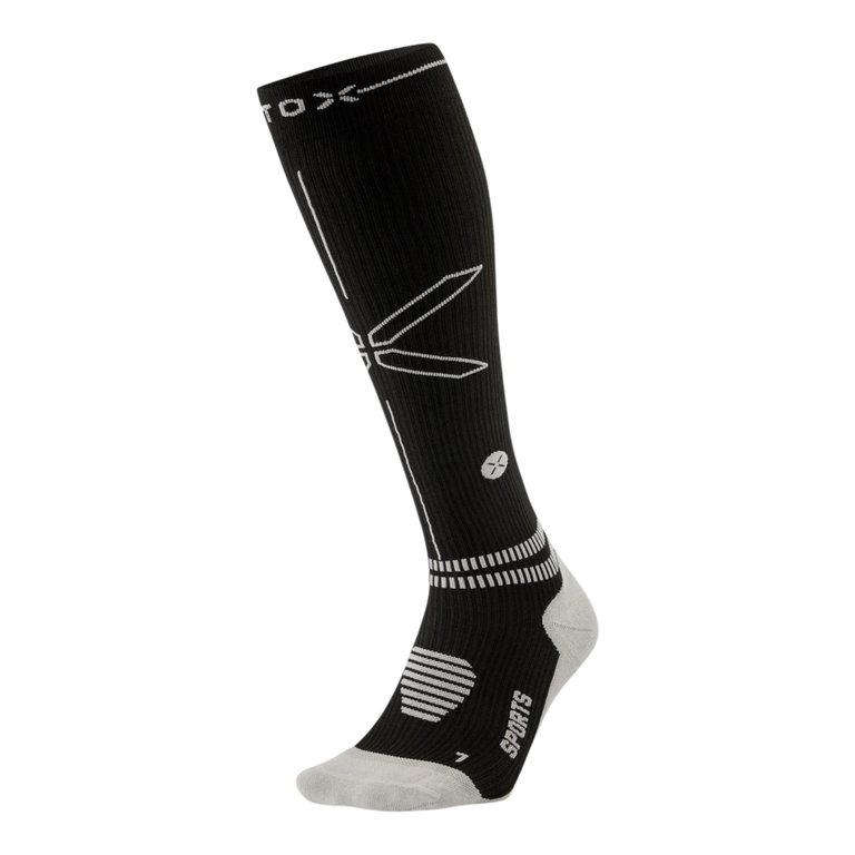 STOX Energy Socks Sports Socks Compression Sports Socks Calf (promotes circulation) black ladies - 1 pair