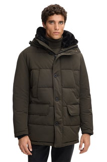 STRELLSON Winter Jacket Plaza 2.0 (Quilted Jacket, Wind and Waterproof) Olive Green Men's