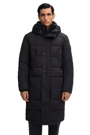 STRELLSON Wintermantel Crasher (Steppmantel, wind- und wasserabweisend) schwarz Herren