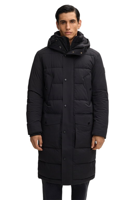 STRELLSON Wintermantel Crasher (Steppmantel, wind- und wasserabweisend) schwarz Herren