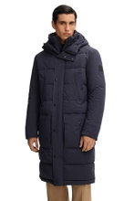 STRELLSON Winter Coat Crasher (Quilted Coat, Wind and Water Resistant) Dark Blue Men's