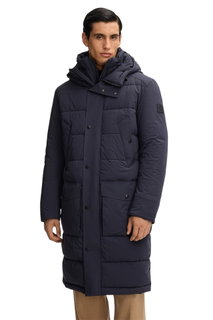 STRELLSON Wintermantel Crasher (Steppmantel, wind- und wasserabweisend) dunkelblau Herren