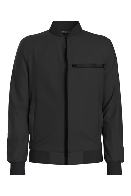 STRELLSON Blouson-Übergangsjacke Clearwater Flex (wind- und wasserfest) schwarz Herren
