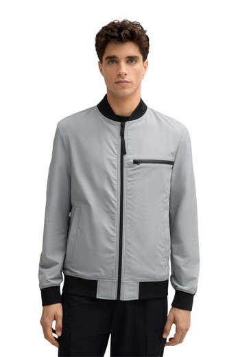 STRELLSON Blouson-Übergangsjacke Clearwater Flex (wind- und wasserfest) silbergrau Herren
