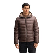 STRELLSON Baveno Quilted Jacket (perfect thermal insulation, hood) brown men's