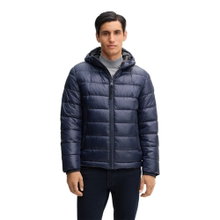 STRELLSON Baveno Quilted Jacket (perfect thermal insulation, hood) dark blue men's