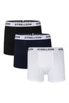 STRELLSON Boxershort (3er-Pack) navyblau/schwarz/weiss Herren - 3 Stück