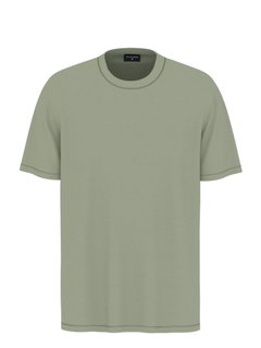 STRELLSON T-shirt Colin (100% organic cotton) pastel green men's