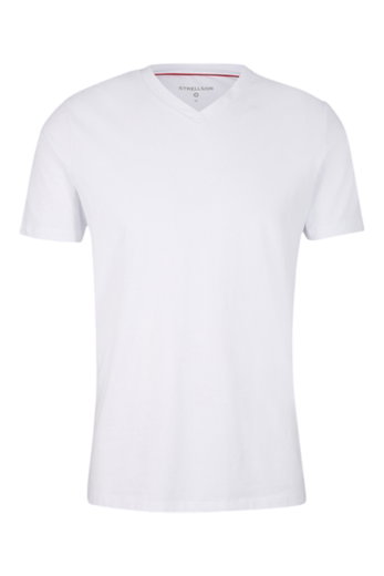 STRELLSON Tshirt V-Neck (2er-Pack) weiss Herren - 2 Stück
