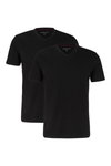 STRELLSON Tshirt V-Neck (2er-Pack) schwarz Herren - 2 Stück