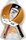 Sunflex Tischtennisschläger Set Pong - 2 Trainingsschlägern, Noppen innen mit 1,0mm Schwamm + 3 Bälle