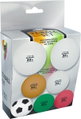 Sunflex Tischtennisball Set (Plastikball 40+, 44+, 55+) weiss 7er Kartonverpackung