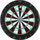 Sunflex Dartscheibe Tournament inkl. 6 Darts