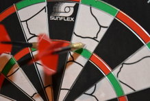 Sunflex Dartscheibe Tournament inkl. 6 Darts