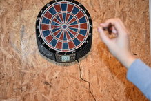 Sunflex Dartscheibe LCD-Elektronik NOVIO (inkl. 6 Darts)