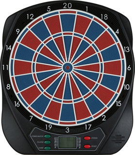 Sunflex Electronic Dartboard Primo - for up to 8 players including 6 darts, features 21 game modes with 65 variations - 1 piece