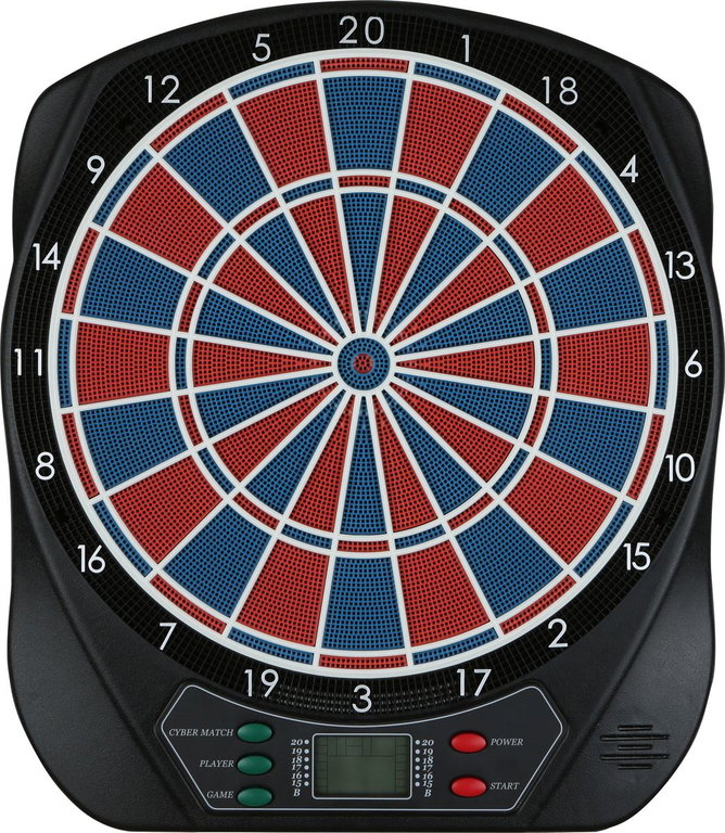 Sunflex Electronic Dartboard Primo - for up to 8 players including 6 darts, features 21 game modes with 65 variations - 1 piece