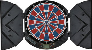 Sunflex Electronic Dartboard Expert - for up to 8 players with 6 darts, 21 game modes with 65 variations - 1 piece