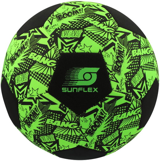 Sunflex Fussball Neopren (Große 5) Funky Boom grün - 1 Ball