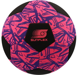 Sunflex Football Neoprene (Size 5) Funky Strokes pink - 1 Ball