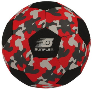 Sunflex Football Neoprene (Size 5) Camo Red - 1 Ball