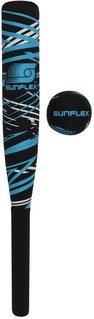 Sunflex Baseball Set Action Pro - soft neoprene cover that minimises the risk of injury - black/blue - 1 piece